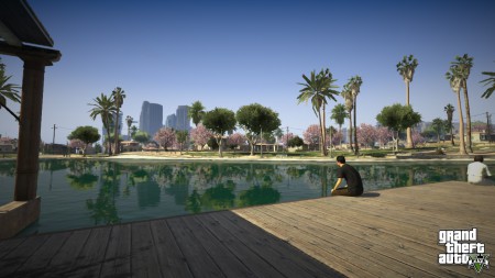 GTA V screenshot del muelle