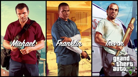 GTA V artwork del robo a la furgoneta